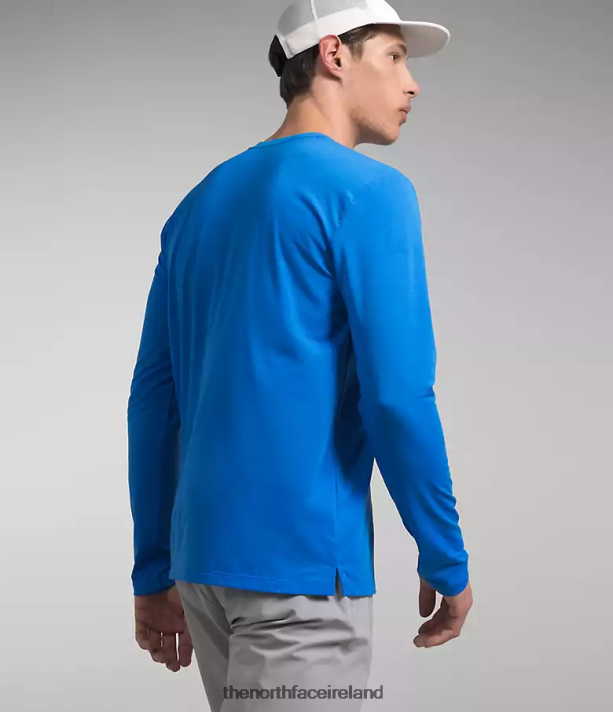 Clothing The North Face Men Wander Long-Sleeve Optic Blue 4VP2RZ22