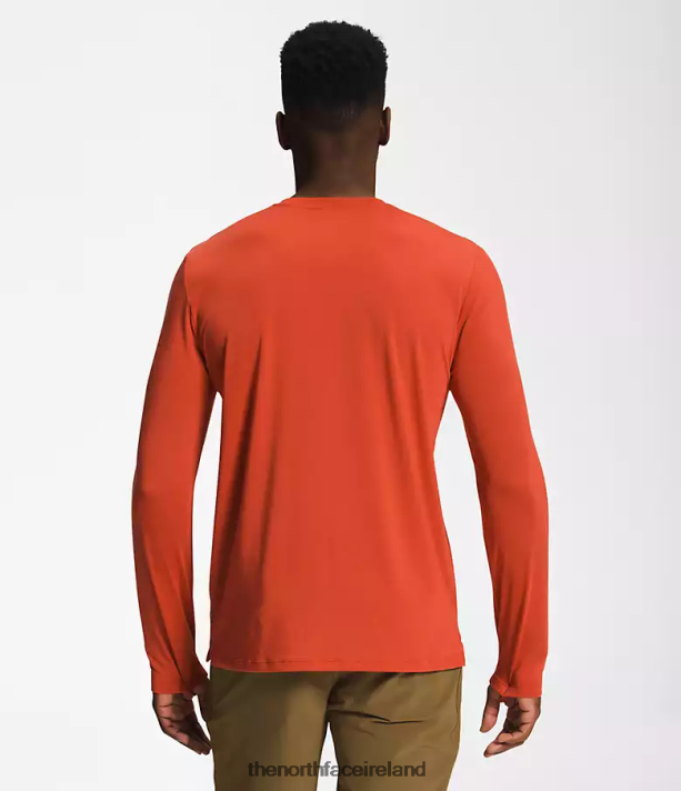 Clothing The North Face Men Wander Long-Sleeve Rusted Bronze 4VP2RZ24