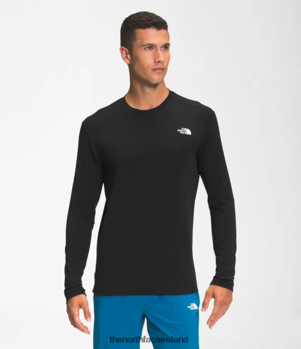 Clothing The North Face Men Wander Long-Sleeve TNF Black 4VP2RZ19