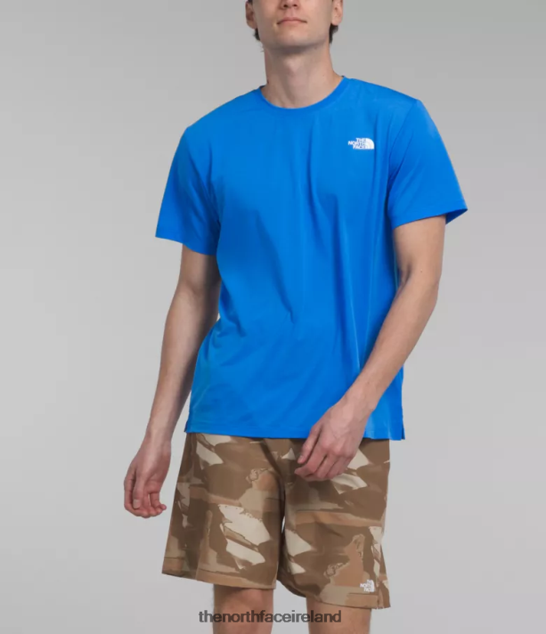 Clothing The North Face Men Wander Short-Sleeve Optic Blue 4VP2RZ1263