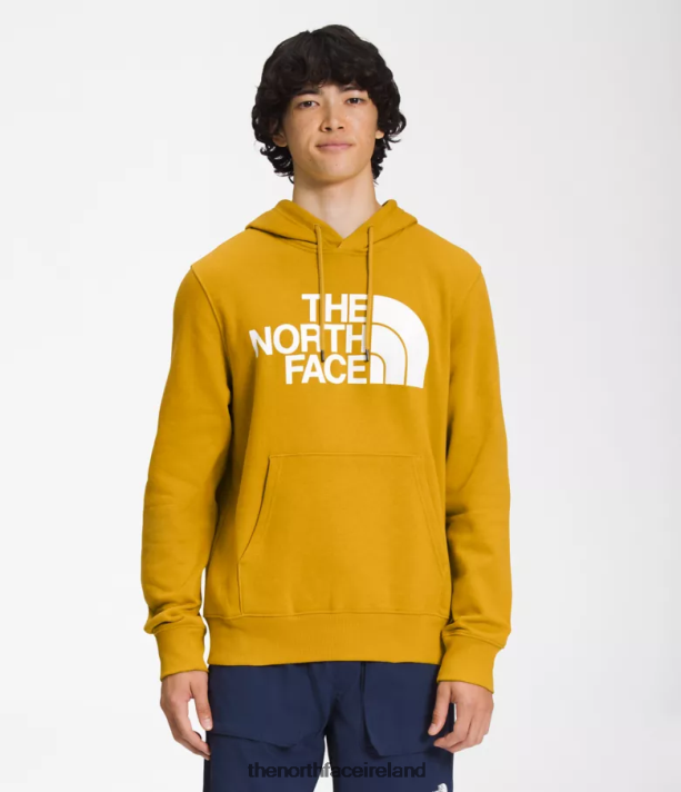 Clothing The North Face Men Half Dome Pullover Hoodie Arrowwood Yellow 4VP2RZ114
