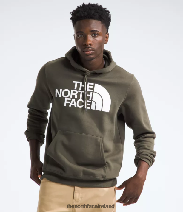 Clothing The North Face Men Half Dome Pullover Hoodie New Taupe Green 4VP2RZ113