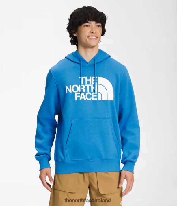 Clothing The North Face Men Half Dome Pullover Hoodie Super Sonic Blue/TNF White 4VP2RZ107