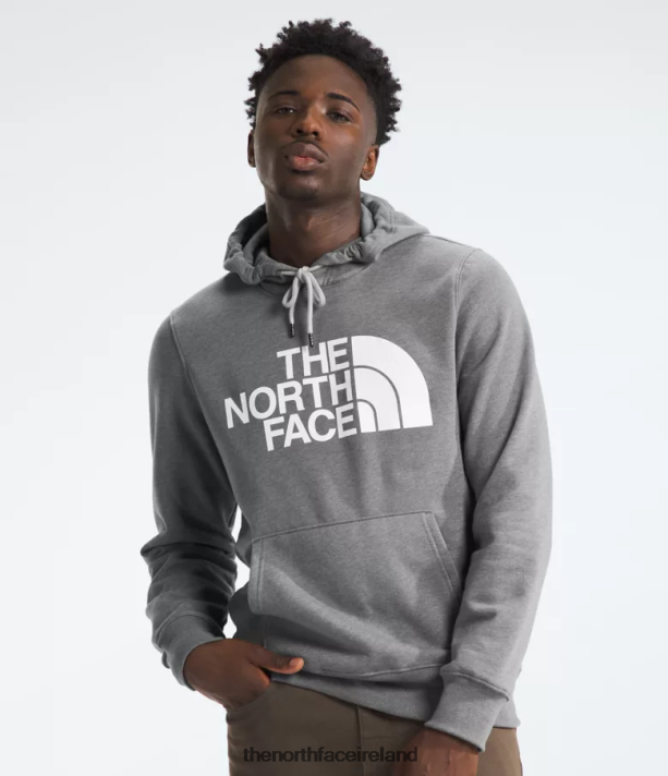 Clothing The North Face Men Half Dome Pullover Hoodie TNF Medium Grey Heather/TNF White 4VP2RZ104