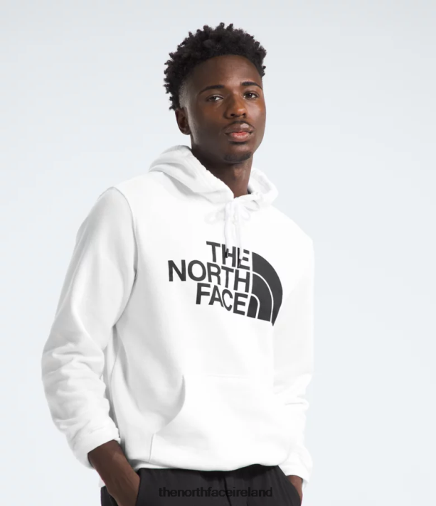 Clothing The North Face Men Half Dome Pullover Hoodie TNF White/TNF Black 4VP2RZ106