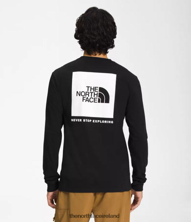 Clothing The North Face Men Long-Sleeve Box NSE Tee TNF Black/TNF White 4VP2RZ1206