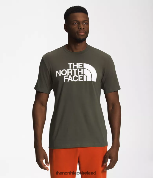 Clothing The North Face Men Short-Sleeve Half Dome Tee New Taupe Green/TNF White 4VP2RZ1303