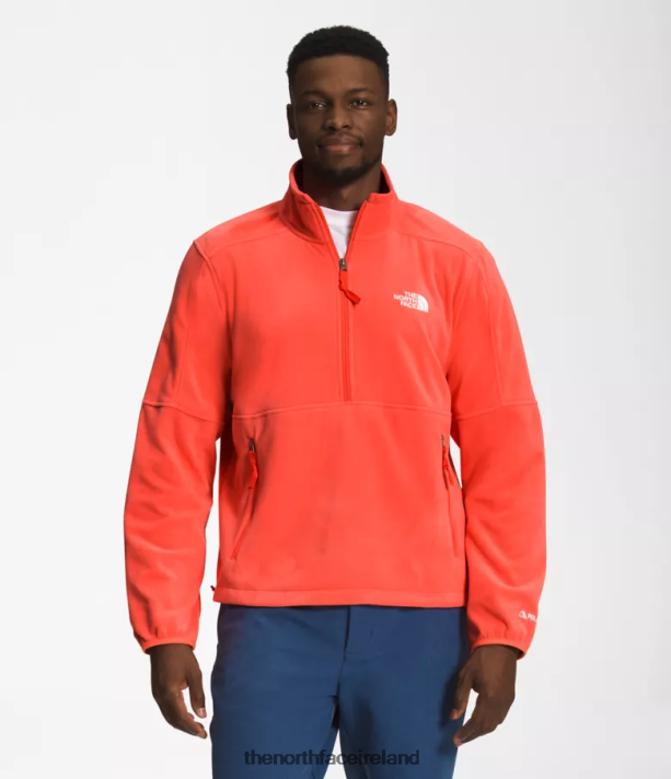 Clothing The North Face Men TNF Polartec 100 -Zip Retro Orange 4VP2RZ303