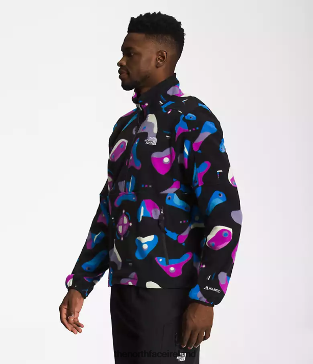 Clothing The North Face Men TNF Polartec 100 -Zip TNF Black Infographic Print 4VP2RZ302