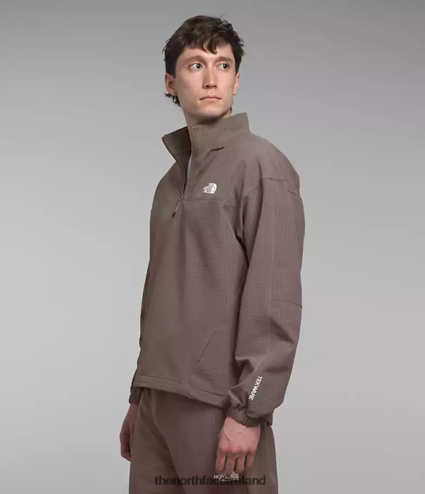 Clothing The North Face Men Tekware Grid -Zip Falcon Brown 4VP2RZ414