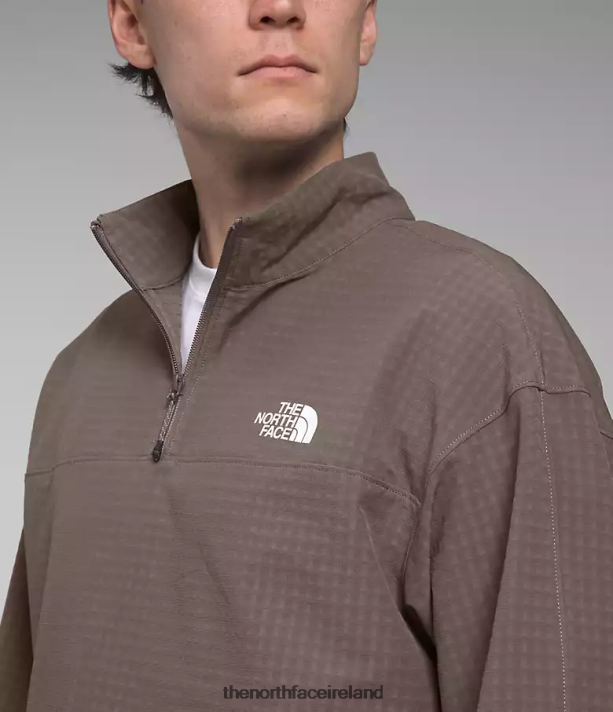 Clothing The North Face Men Tekware Grid -Zip Falcon Brown 4VP2RZ414