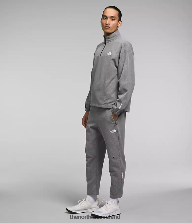 Clothing The North Face Men Tekware Grid -Zip TNF Medium Grey Heather 4VP2RZ416