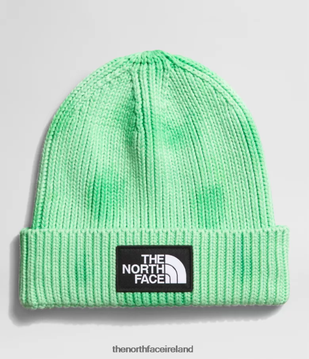 Accessory The North Face Unisex Tie-Dye Logo Box Beanie Chlorophyll Green 4VP2RZ795