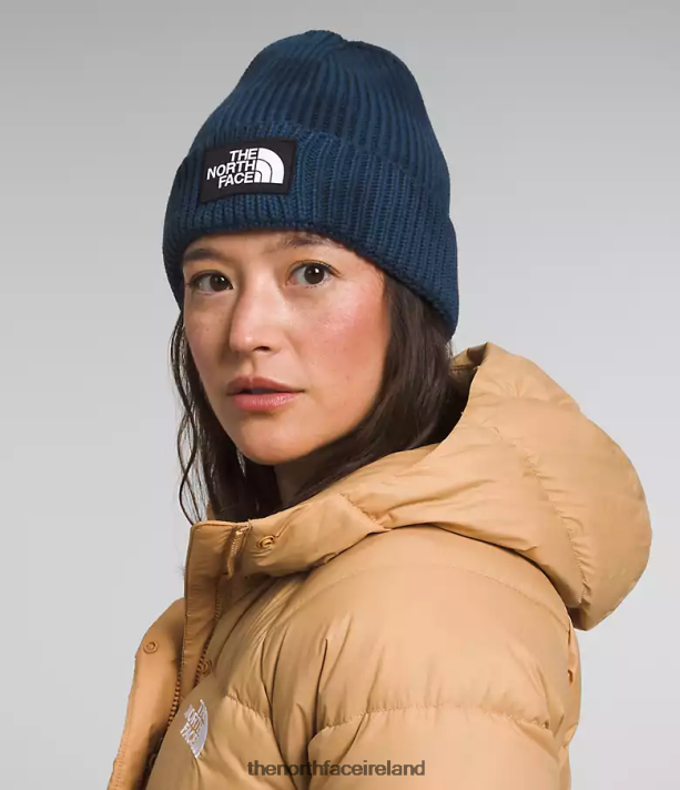 Accessory The North Face Unisex Tie-Dye Logo Box Beanie Shady Blue 4VP2RZ793