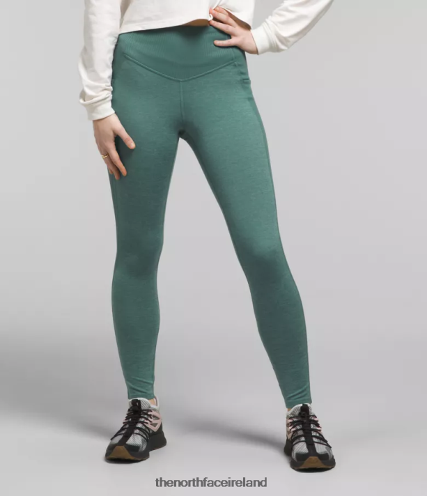 Clothing The North Face Women Dune Sky Pocket Tights Dark Sage Heather 4VP2RZ382