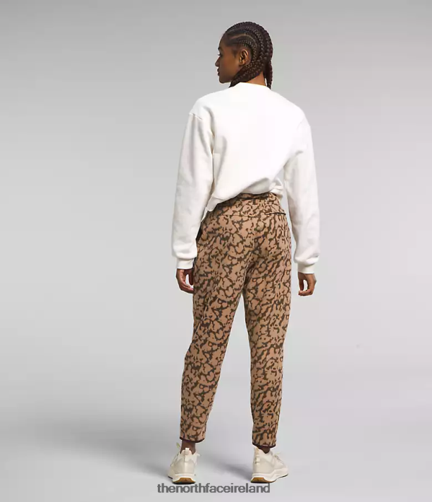 Clothing The North Face Women Alpine Polartec 100 Pants Almond Butter Graphic Dye Print 4VP2RZ844