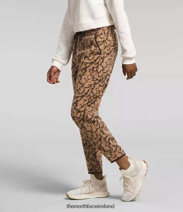 Clothing The North Face Women Alpine Polartec 100 Pants Almond Butter Graphic Dye Print 4VP2RZ844