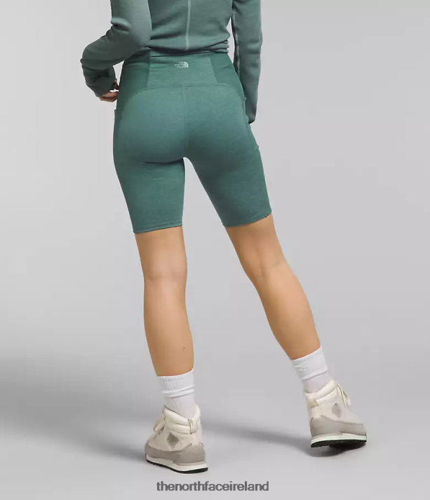 Clothing The North Face Women Dune Sky 9\'\' Tights Shorts Dark Sage Heather 4VP2RZ812