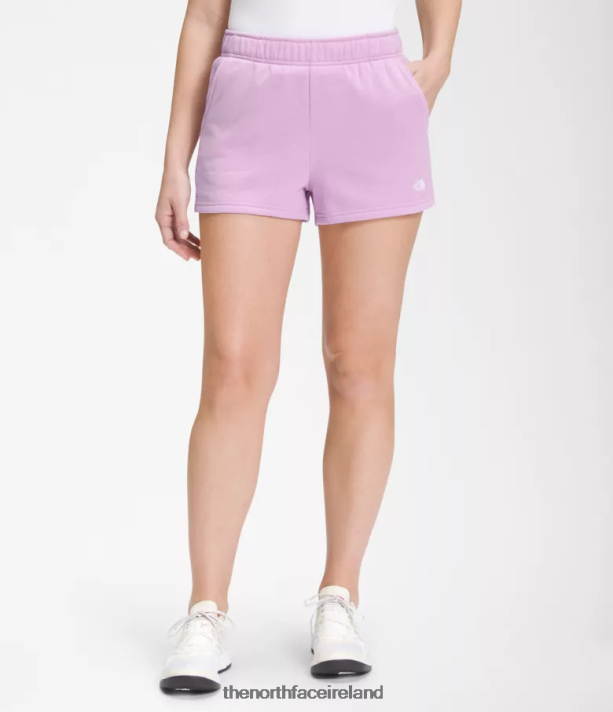 Clothing The North Face Women Half Dome Fleece Shorts Lupine/TNF White 4VP2RZ1288