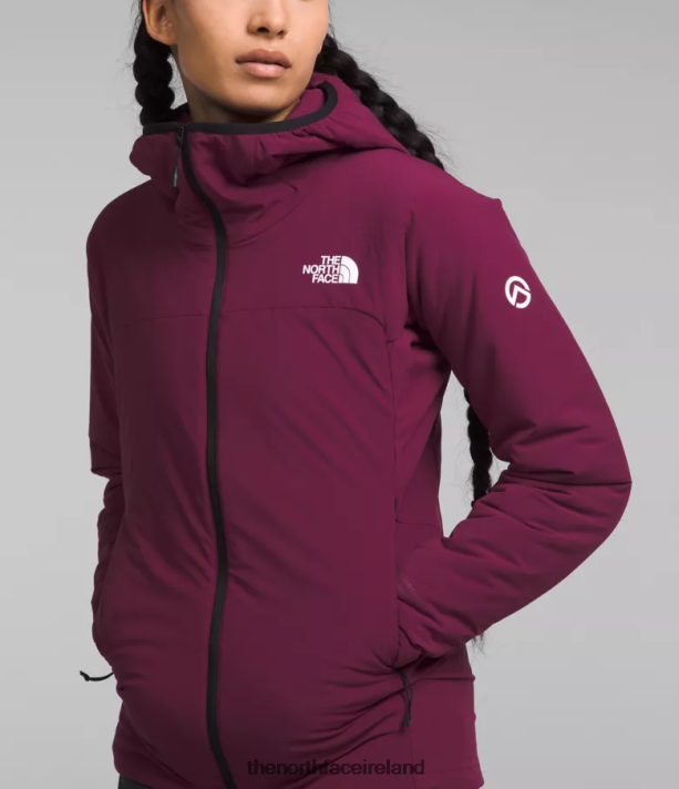 Clothing The North Face Women Summit Series Casaval Hybrid Hoodie Boysenberry 4VP2RZ323