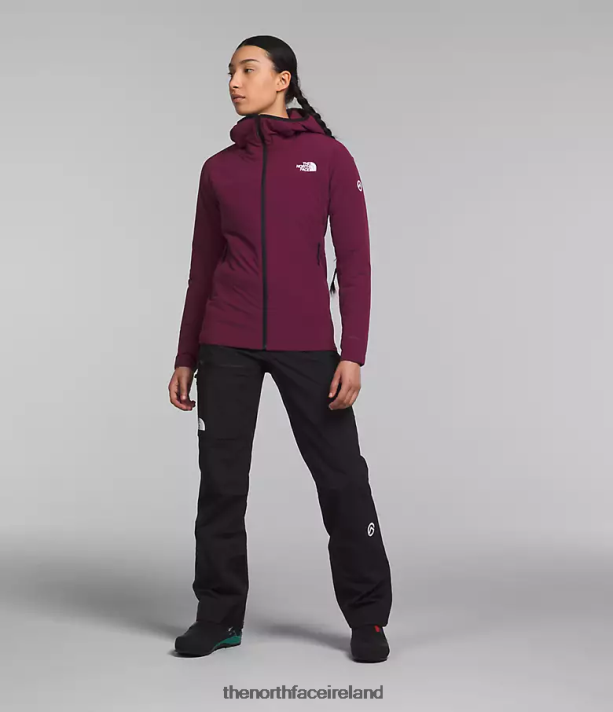 Clothing The North Face Women Summit Series Casaval Hybrid Hoodie Boysenberry 4VP2RZ323