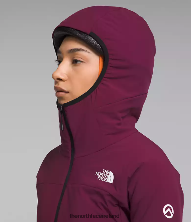 Clothing The North Face Women Summit Series Casaval Hybrid Hoodie Boysenberry 4VP2RZ323