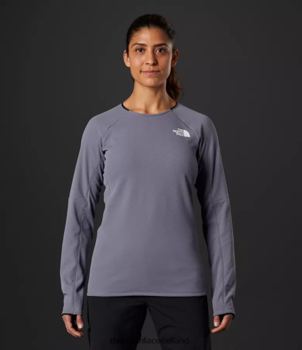 Clothing The North Face Women Summit Series FUTUREFLEECE Crew Lunar Slate 4VP2RZ164