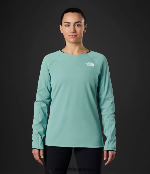 Clothing The North Face Women Summit Series FUTUREFLEECE Crew Reef Waters 4VP2RZ165
