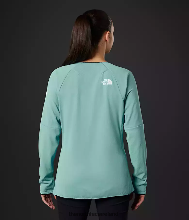 Clothing The North Face Women Summit Series FUTUREFLEECE Crew Reef Waters 4VP2RZ165