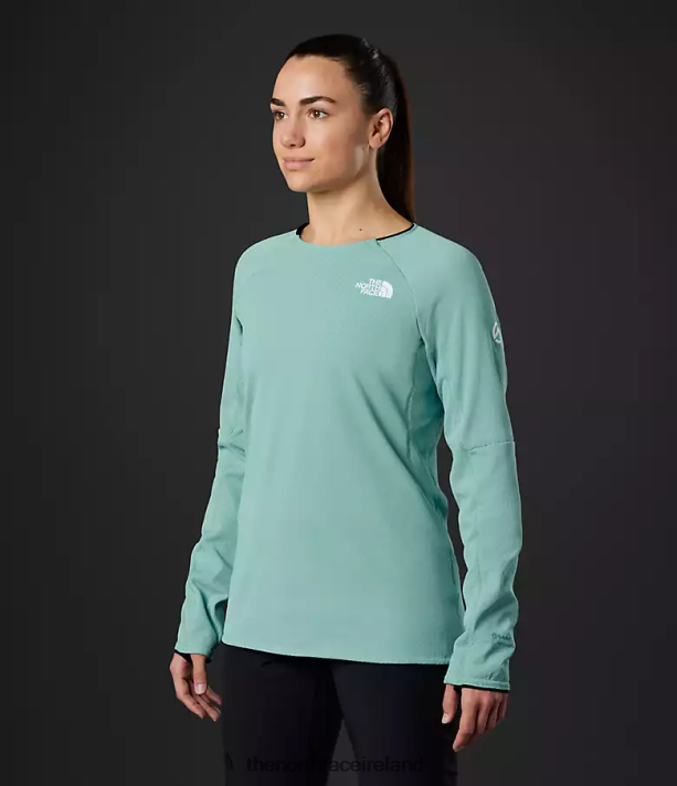 Clothing The North Face Women Summit Series FUTUREFLEECE Crew Reef Waters 4VP2RZ165