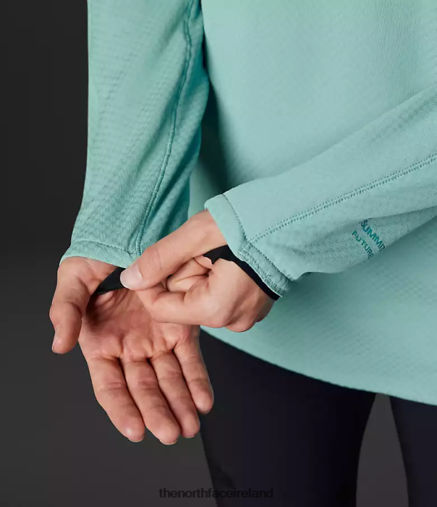 Clothing The North Face Women Summit Series FUTUREFLEECE Crew Reef Waters 4VP2RZ165