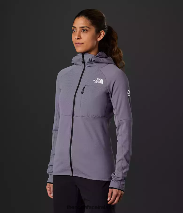 Clothing The North Face Women Summit Series FUTUREFLEECE Full-Zip Hoodie Lunar Slate 4VP2RZ738