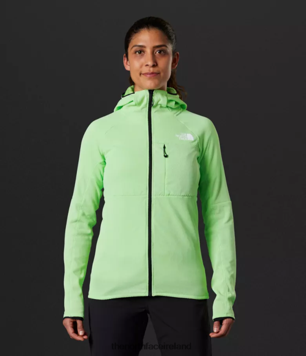 Clothing The North Face Women Summit Series FUTUREFLEECE Full-Zip Hoodie Patina Green 4VP2RZ739