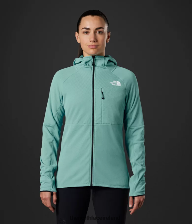 Clothing The North Face Women Summit Series FUTUREFLEECE Full-Zip Hoodie Reef Waters 4VP2RZ740