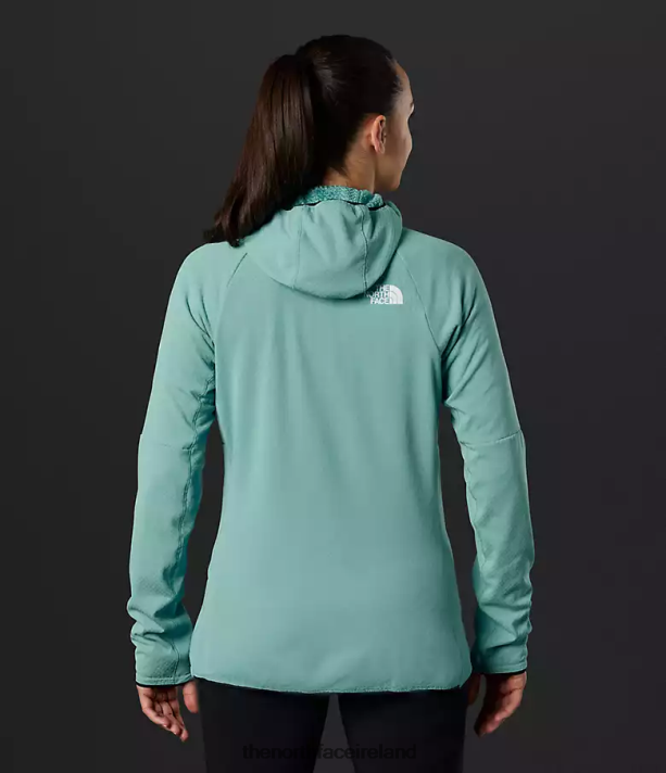 Clothing The North Face Women Summit Series FUTUREFLEECE Full-Zip Hoodie Reef Waters 4VP2RZ740