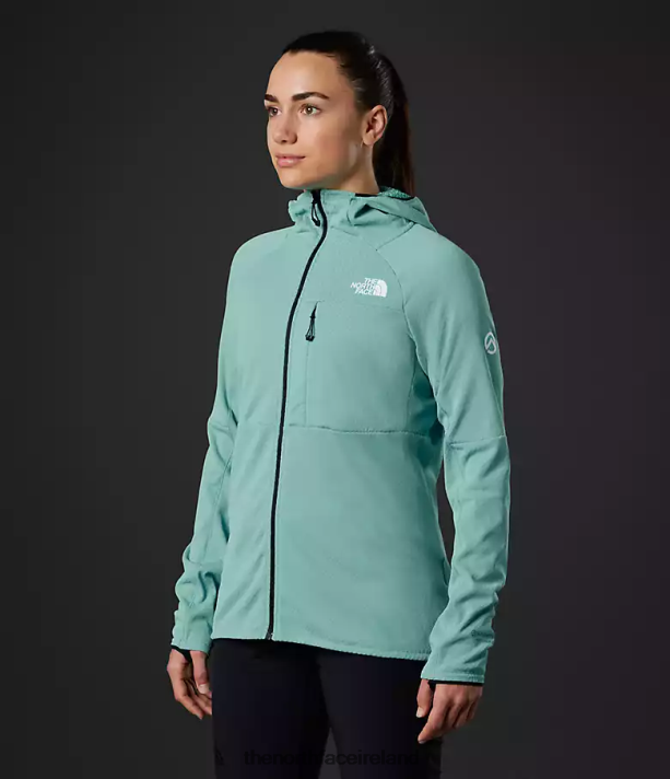 Clothing The North Face Women Summit Series FUTUREFLEECE Full-Zip Hoodie Reef Waters 4VP2RZ740