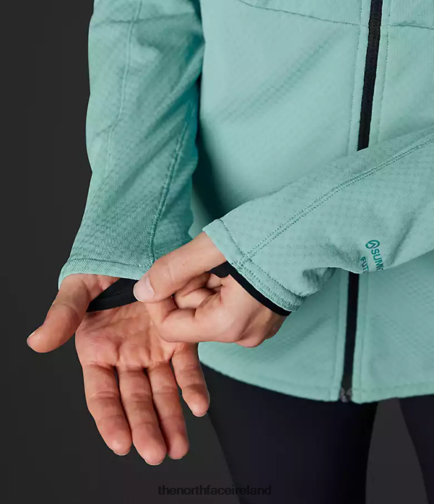 Clothing The North Face Women Summit Series FUTUREFLEECE Full-Zip Hoodie Reef Waters 4VP2RZ740