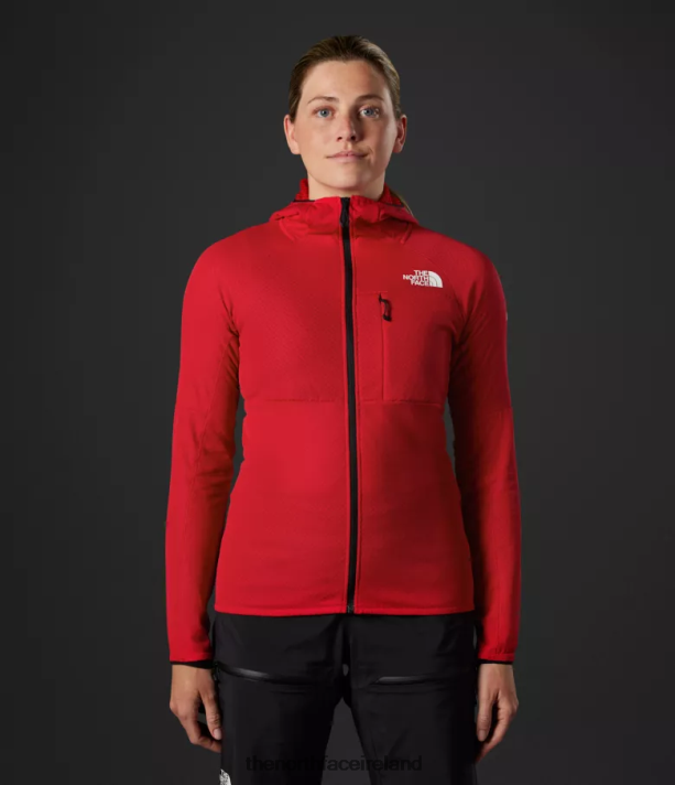 Clothing The North Face Women Summit Series FUTUREFLEECE Full-Zip Hoodie TNF Red 4VP2RZ736