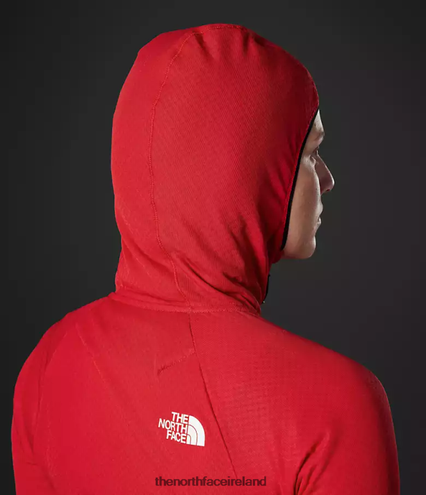 Clothing The North Face Women Summit Series FUTUREFLEECE Full-Zip Hoodie TNF Red 4VP2RZ736