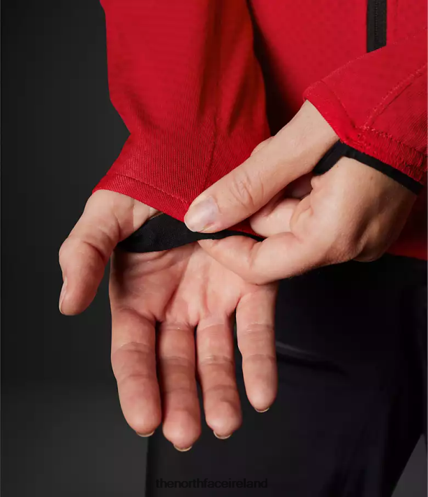 Clothing The North Face Women Summit Series FUTUREFLEECE Full-Zip Hoodie TNF Red 4VP2RZ736