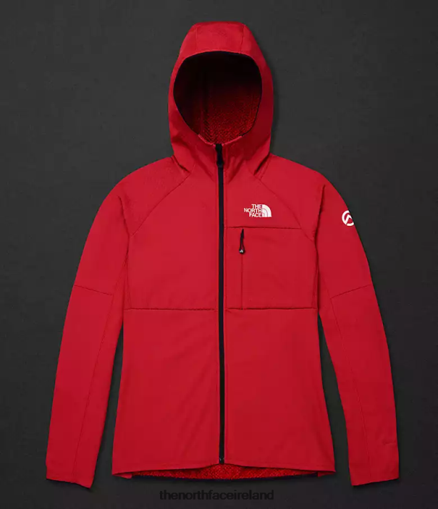Clothing The North Face Women Summit Series FUTUREFLEECE Full-Zip Hoodie TNF Red 4VP2RZ736