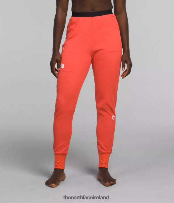Clothing The North Face Women Summit Series FUTUREFLEECE Pants Radiant Orange 4VP2RZ899