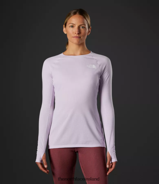 Clothing The North Face Women Summit Series Pro 120 Crew Lavender Fog 4VP2RZ901