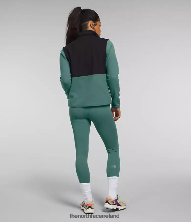 Clothing The North Face Women Alpine Polartec 100 Jacket Dark Sage/TNF Black 4VP2RZ443