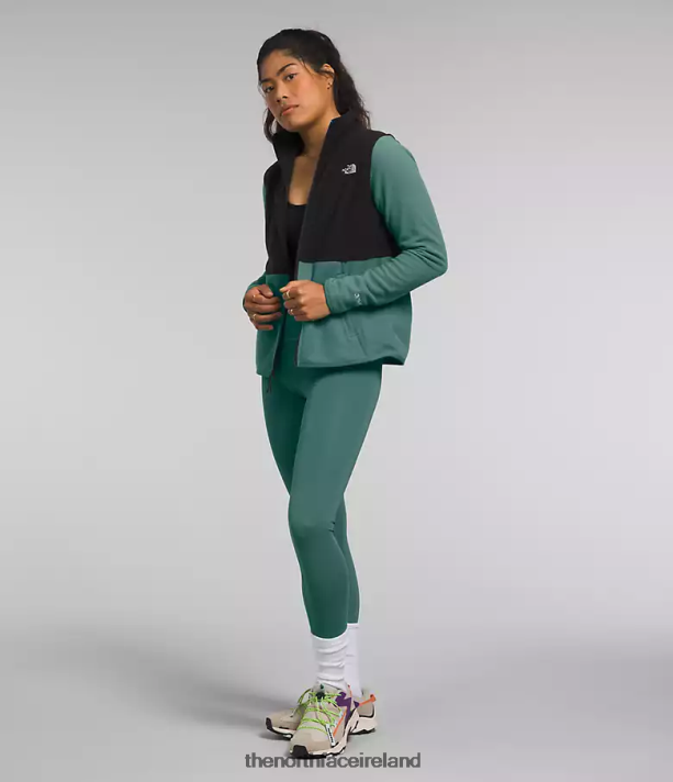 Clothing The North Face Women Alpine Polartec 100 Jacket Dark Sage/TNF Black 4VP2RZ443