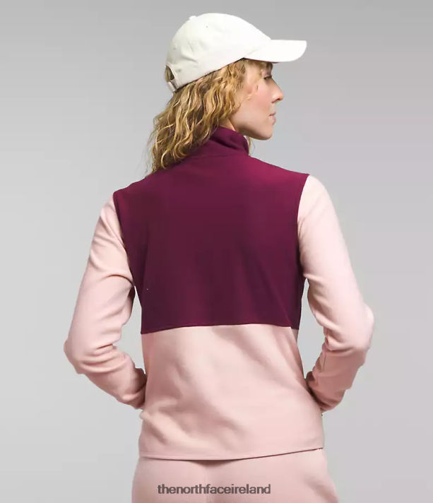 Clothing The North Face Women Alpine Polartec 100 Jacket Pink Moss/Boysenberry 4VP2RZ1013