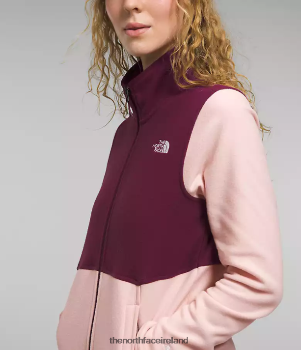 Clothing The North Face Women Alpine Polartec 100 Jacket Pink Moss/Boysenberry 4VP2RZ1013