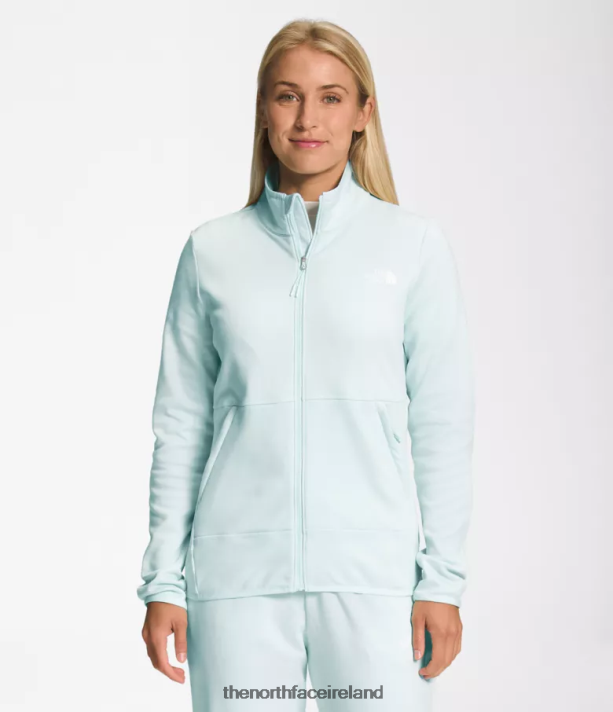 Clothing The North Face Women Canyonlands Full-Zip Skylight Blue White Heather 4VP2RZ379