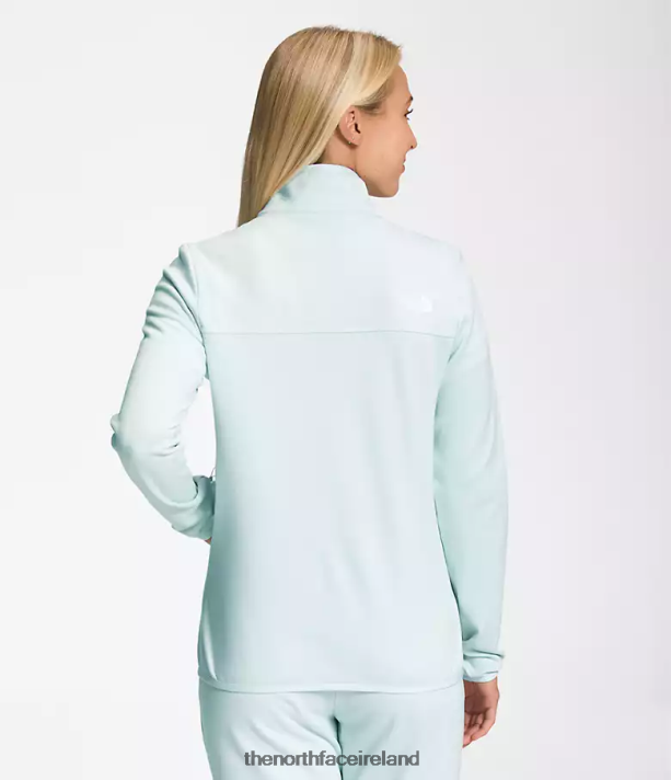 Clothing The North Face Women Canyonlands Full-Zip Skylight Blue White Heather 4VP2RZ379