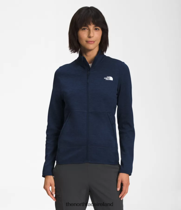 Clothing The North Face Women Canyonlands Full-Zip Summit Navy Dark Heather 4VP2RZ378